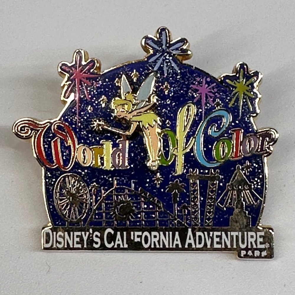 Disney Pin WORLD OF COLOR DCA SKYLINE TINKER BELL Incredicoaster 2010 PP77753